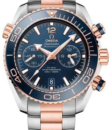 Omega Seamaster Planet Ocean 215.20.46.51.03.001 45.5mm Yellow gold and Stainless steel Blue