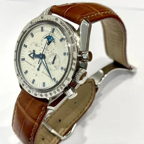 Omega Speedmaster Moonwatch 3875.20.37 42mm Stainless steel Ivory