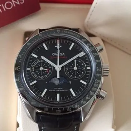 Omega Speedmaster Professional Moonwatch Moonphase 304.33.44.52.01.001 44.25mm Stainless steel Black