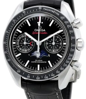 Omega Speedmaster Professional Moonwatch Moonphase 304.33.44.52.01.001 44mm Stainless steel Black