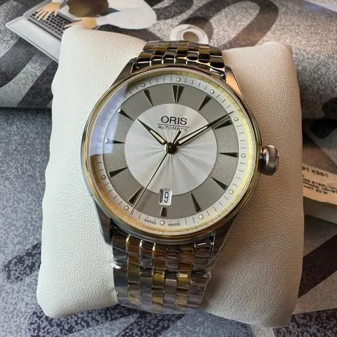 Oris Artelier Date 01 733 7591 6351-07 8 21 73 40mm Stainless steel Silver