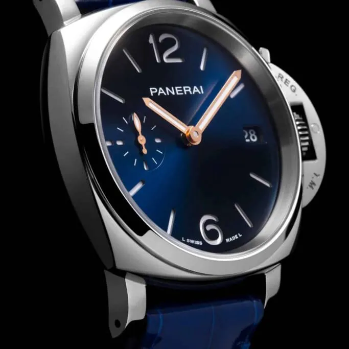 Panerai Luminor Due PAM 01273 38mm Stainless steel Blue