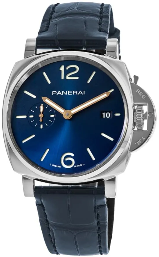 Panerai Luminor Due PAM 01274 42mm Stainless steel Blue