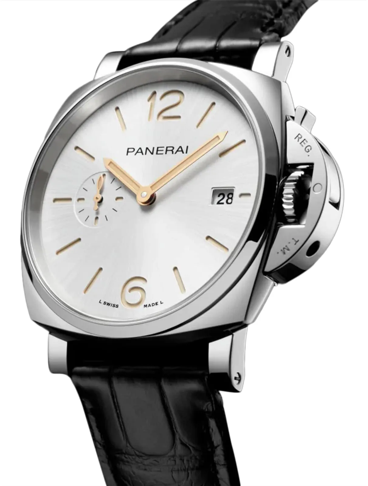 Panerai Luminor Due pam01388 42mm Stainless steel White