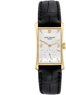 Patek Philippe Hour Glass 2468 18k yellow gold Silver