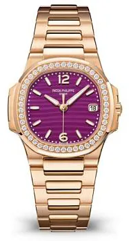 Patek Philippe Nautilus 7010/1R-013 32mm Rose gold Purple