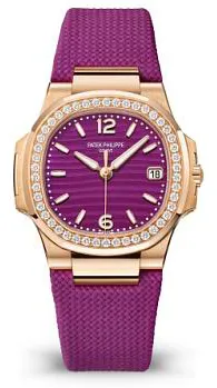 Patek Philippe Nautilus 7010R-013 32mm Rose gold Purple