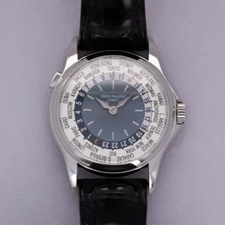 Patek Philippe World Time 5110P Platinum Silver