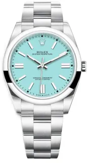 Rolex Oyster Perpetual 41 124300 Stainless steel Turquoise