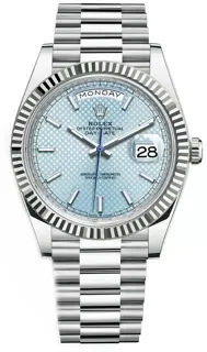 Rolex Day-Date 40 228236 Platinum Ice blue