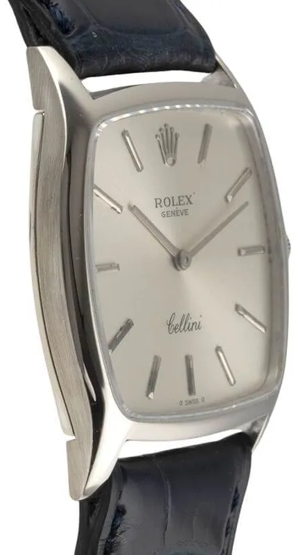 Rolex Cellini 3805 31mm White gold Silver 6