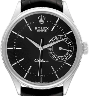 Rolex Cellini 50519 White gold Black