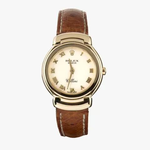 Rolex Cellini 6621 26mm Yellow gold White