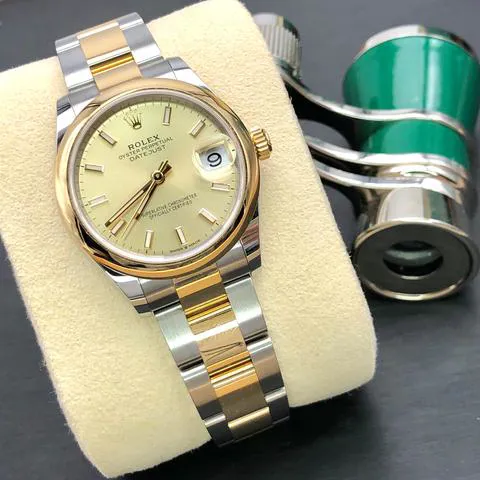 Rolex Datejust 31 278243 31mm Yellow gold and Stainless steel Champagne