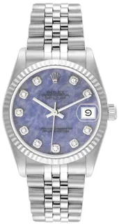 Rolex Datejust 31 68274 Stainless steel Blue