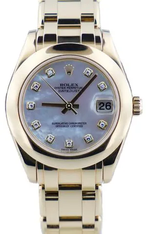 Rolex Datejust 31 81208 34mm Yellow gold Mother-of-pearl