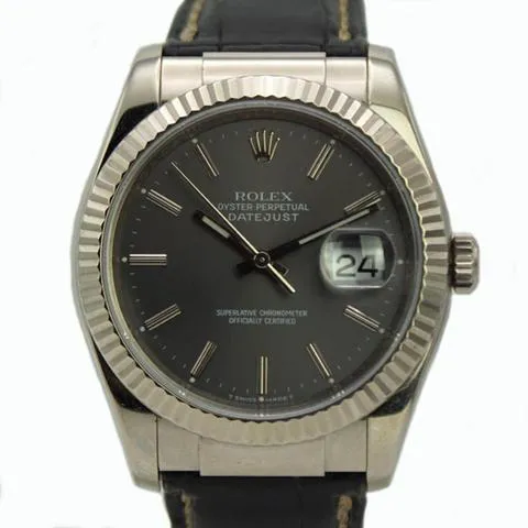 Rolex Datejust 36 116139 36mm White gold Gray