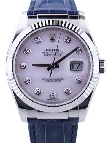 Rolex Datejust 36 116139 36mm White gold White