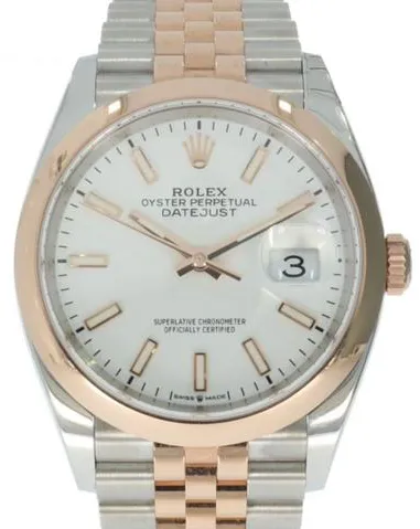 Rolex Datejust 36 126201 36mm Stainless steel White