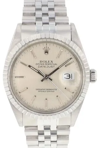 Rolex Datejust 36 16030 36mm Stainless steel Silver