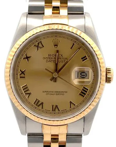 Rolex Datejust 36 16233 36mm Yellow gold and Stainless steel Gold