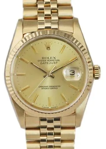 Rolex Datejust 36 16238 36mm Yellow gold