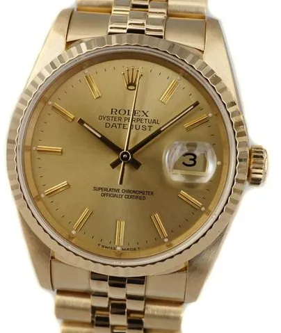 Rolex Datejust 36 16238 36mm Yellow gold 3