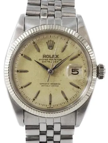 Rolex Datejust 36 6605 36mm Yellow gold and Stainless steel Ivory