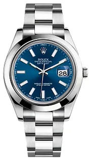 Rolex Datejust 41 126300-0001 41mm Oystersteel Blue