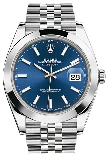 Rolex Datejust 41 126300-0002 41mm Oystersteel Blue