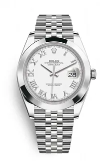 Rolex Datejust 41 126300-0016 41mm Oystersteel White