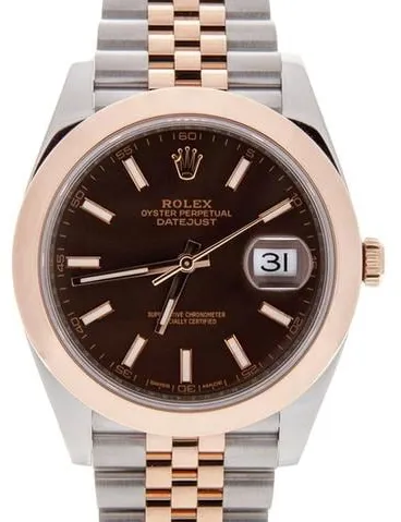 Rolex Datejust 41 126301 41mm Stainless steel Brown