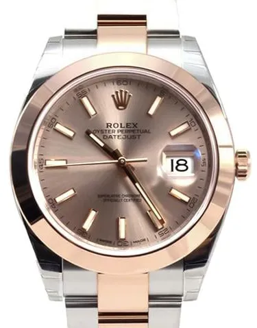 Rolex Datejust 41 126301 41mm Yellow gold and Stainless steel Rose