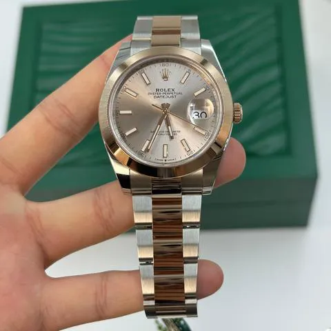 Rolex Datejust 41 126301 41mm Yellow gold and Stainless steel Rose