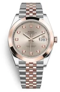 Rolex Datejust 41 126301 41mm Yellow gold and Stainless steel Rose