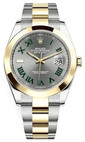 Rolex Datejust 41 126303 41mm Yellow gold and Stainless steel Gray