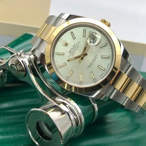 Rolex Datejust 41 126303 41mm Yellow gold and Stainless steel Gray