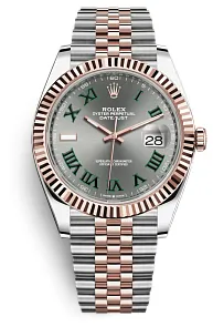 Rolex Datejust 41 126331-0016 Oystersteel and Everose gold Gray