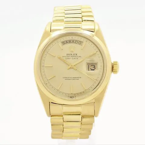 Rolex Day-Date 36 1802 36mm Yellow gold Champagne