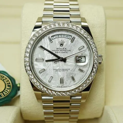 Rolex Day-Date 40 228349RBR 40mm White gold White