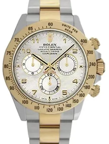 Rolex Daytona 116523 40mm Yellow gold and Stainless steel Mother-of-pearl