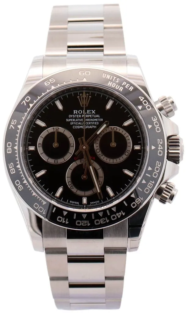 Rolex Daytona 126500LN 40mm Stainless steel Black Chronograph