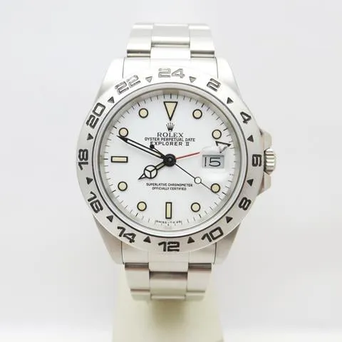 Rolex Explorer II 16550 40mm Stainless steel White