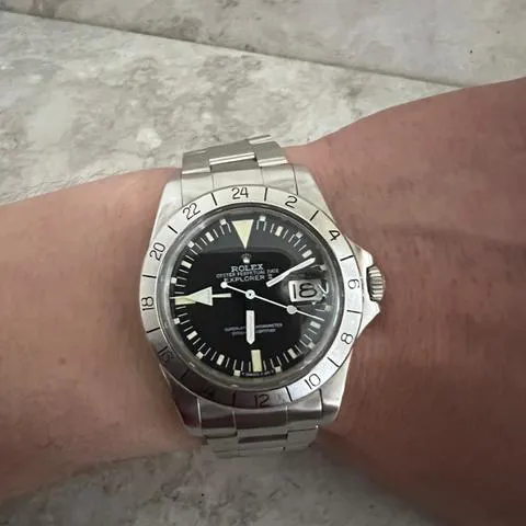 Rolex Explorer II 1655 40mm Stainless steel Black