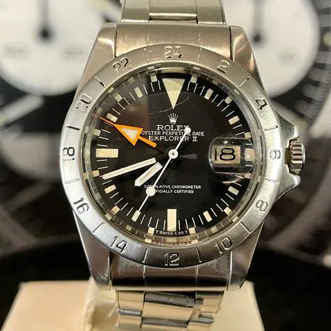 Rolex Explorer II 1655 40mm Stainless steel Black