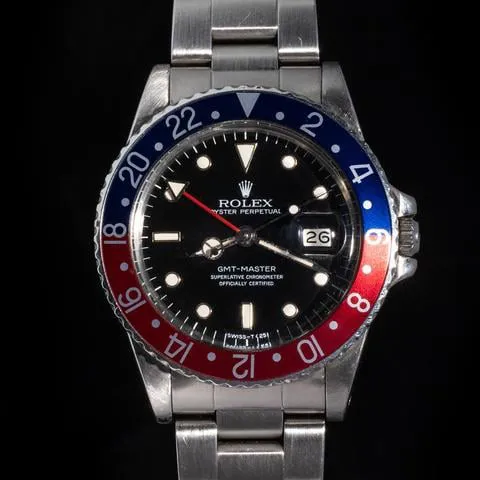 Rolex GMT-Master 16750 40mm Stainless steel Black