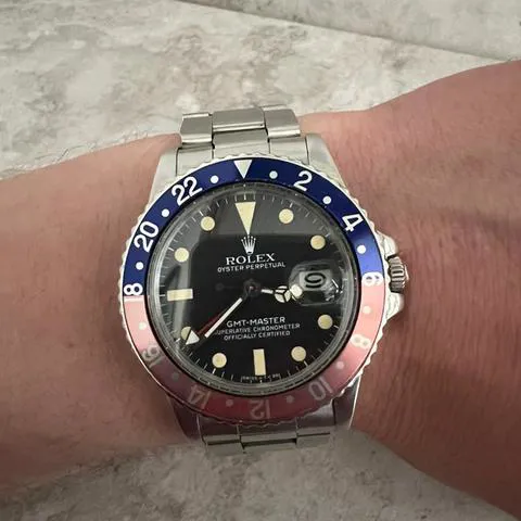 Rolex GMT-Master 16750 40mm Stainless steel Black