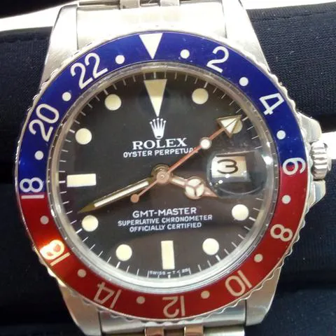 Rolex GMT-Master 16750 40mm Stainless steel Black