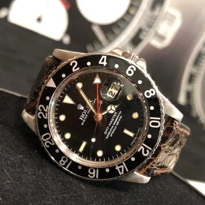 Rolex GMT-Master 16750 1675mm Stainless steel Black