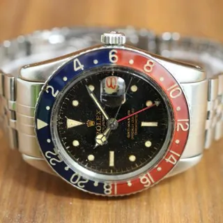 Rolex GMT-Master 6542 38mm Stainless steel Black